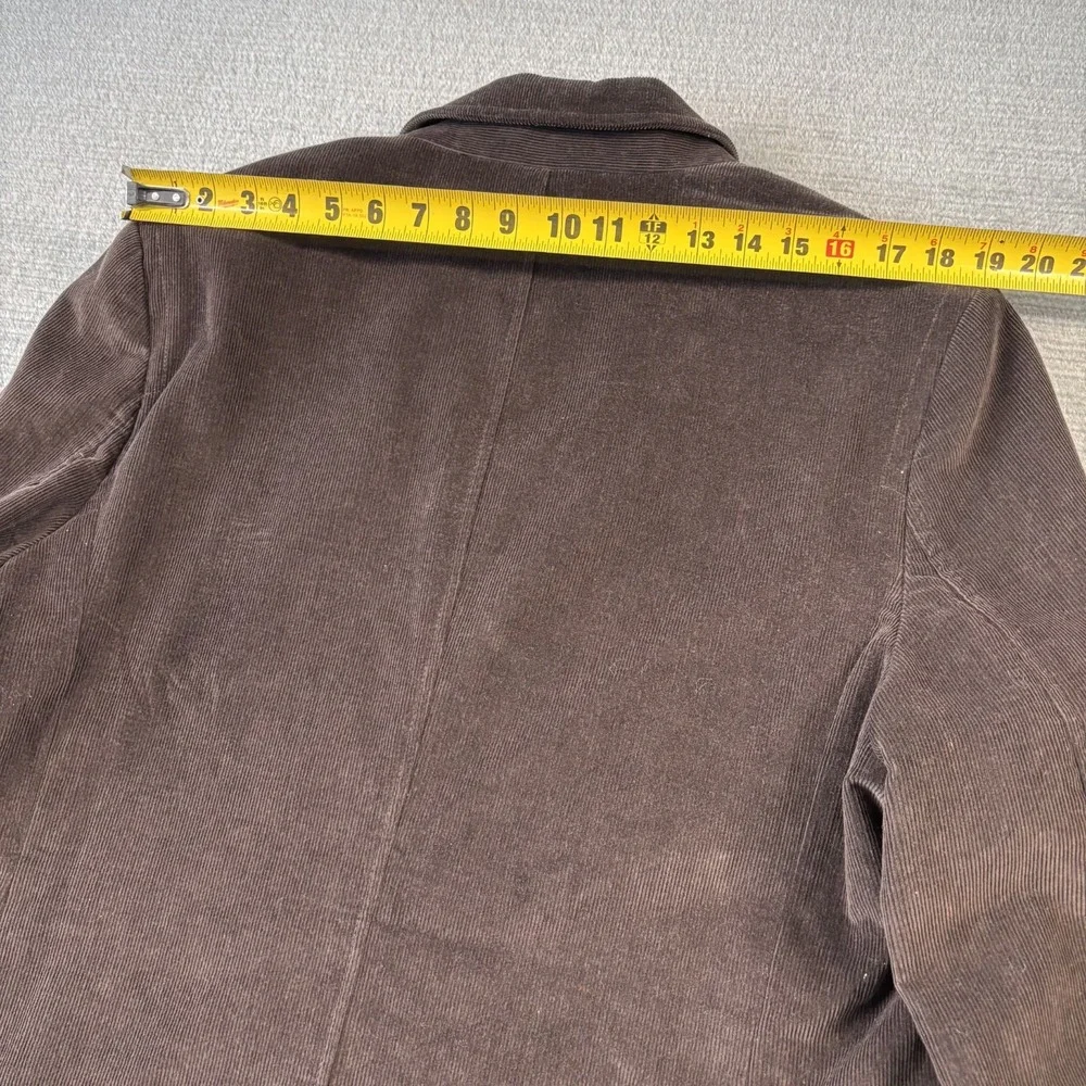 LL Bean Sports Coat Men 42 Tall Chocolate Brown Corduroy Jacket Outdoors Academy